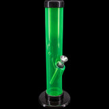 JM Enterprises 6-9-12" Acrylic Straight Tube Bong - Multiple Colors