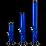 JM Enterprises 6-9-12" Acrylic Straight Tube Bong - Multiple Colors