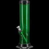 JM Enterprises 6-9-12-15" Acrylic Straight Tube Basic Bong - Multiple Colors