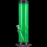 JM Enterprises 6-9-12-15" Acrylic Straight Tube Basic Bong - Multiple Colors