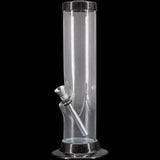 JM Enterprises 6-9-12-15" Acrylic Straight Tube Basic Bong - Multiple Colors