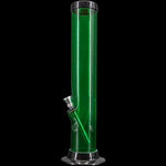 JM Enterprises 6-9-12-15" Acrylic Straight Tube Basic Bong - Multiple Colors