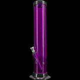 JM Enterprises 6-9-12-15" Acrylic Straight Tube Basic Bong - Multiple Colors