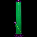 JM Enterprises 6-9-12-15" Acrylic Straight Tube Basic Bong - Multiple Colors