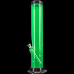 JM Enterprises 6-9-12-15" Acrylic Straight Tube Basic Bong - Multiple Colors