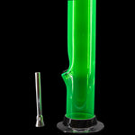 JM Enterprises 6-9-12-15" Acrylic Straight Tube Basic Bong - Multiple Colors