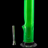 JM Enterprises 6-9-12-15" Acrylic Straight Tube Basic Bong - Multiple Colors