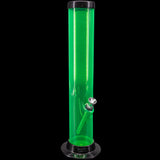 JM Enterprises 6-9-12-15" Acrylic Straight Tube Basic Bong - Multiple Colors