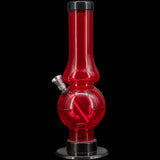 JM Enterprises 6-9" Acrylic Straight Tube Bubble Flare Bong - Multiple Colors