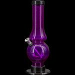 JM Enterprises 6-9" Acrylic Straight Tube Bubble Flare Bong - Multiple Colors