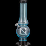 JM Enterprises 6-9" Acrylic Straight Tube Bubble Flare Bong - Multiple Colors