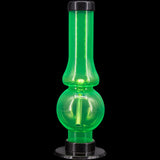 JM Enterprises 6-9" Acrylic Straight Tube Bubble Flare Bong - Multiple Colors