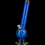 JM Enterprises 8" Acrylic Angled Neck Bubble Bong - Multiple Colors