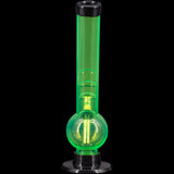 JM Enterprises 8" Acrylic Angled Neck Bubble Bong - Multiple Colors