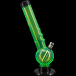 JM Enterprises 8" Acrylic Angled Neck Bubble Bong - Multiple Colors