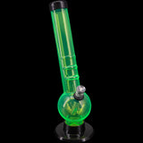 JM Enterprises 8" Acrylic Angled Neck Bubble Bong - Multiple Colors