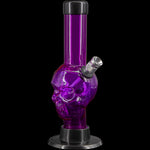 JM Enterprises Mini Alien Head Acrylic Bong - 6" Tall - Multiple Colors