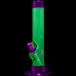 JM Enterprises 6" Acrylic Straight Tube Bong - Multiple Colors