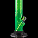 JM Enterprises 6" Acrylic Straight Tube Bong - Multiple Colors