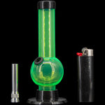 JM Enterprises 6" Acrylic Bubble Bong - Multiple Colors