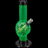 JM Enterprises Mini Skull Acrylic Bong - 6" Tall - Multiple Colors