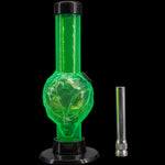 JM Enterprises Mini Skull Acrylic Bong - 6" Tall - Multiple Colors