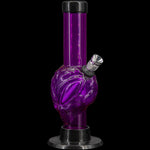 JM Enterprises Mini Skull Acrylic Bong - 6" Tall - Multiple Colors