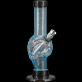 JM Enterprises Mini Skull Acrylic Bong - 6" Tall - Multiple Colors