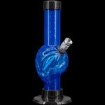 JM Enterprises Mini Skull Acrylic Bong - 6" Tall - Multiple Colors