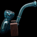 Blue Dreams Sherlock Rasta Color Reversal Bubbler by Chris Lezak