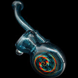 Blue Dreams Sherlock Rasta Color Reversal Bubbler by Chris Lezak