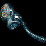 Blue Dreams Sherlock Rasta Color Reversal Bubbler by Chris Lezak