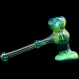 Kryptonite-2 Hammer Glass Bubbler by Chris Lezak