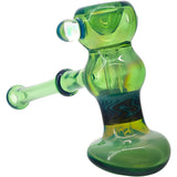 Kryptonite-2 Hammer Glass Bubbler by Chris Lezak