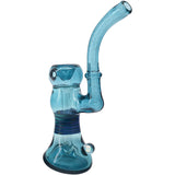 Midnight Sherlock Bubbler Glass Pipe by Chris Lezak