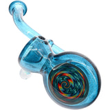 Blue Dreams Sherlock Rasta Color Reversal Bubbler by Chris Lezak