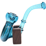 Blue Dreams Sherlock Rasta Color Reversal Bubbler by Chris Lezak