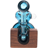 Blue Dreams Sherlock Rasta Color Reversal Bubbler by Chris Lezak