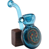 Blue Dreams Sherlock Rasta Color Reversal Bubbler by Chris Lezak