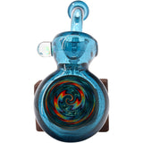 Blue Dreams Sherlock Rasta Color Reversal Bubbler by Chris Lezak
