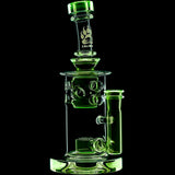 Calibear 8'' Straight Fab Flower Of Life Perc Water Pipe