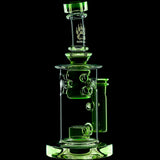 Calibear 8'' Straight Fab Flower Of Life Perc Water Pipe