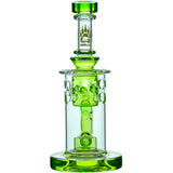 Calibear 8'' Straight Fab Flower Of Life Perc Water Pipe