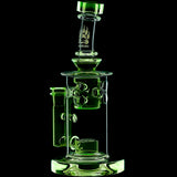 Calibear 8'' Straight Fab Flower Of Life Perc Water Pipe