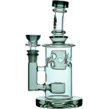 Calibear 8'' Straight Fab Flower Of Life Perc Water Pipe