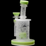 Calibear Sandblasted Flower Of Life Mini Can Bong