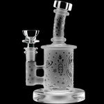 Calibear Sandblasted Flower Of Life Mini Can Bong