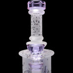 Calibear Sandblasted Seed Of Life Perc Torus Can Bong