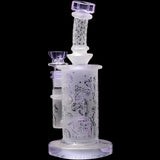 Calibear Sandblasted Seed Of Life Perc Torus Can Bong