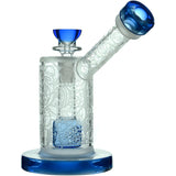 Calibear Sandblasted Seed Of Life Percolator Upright Bubbler